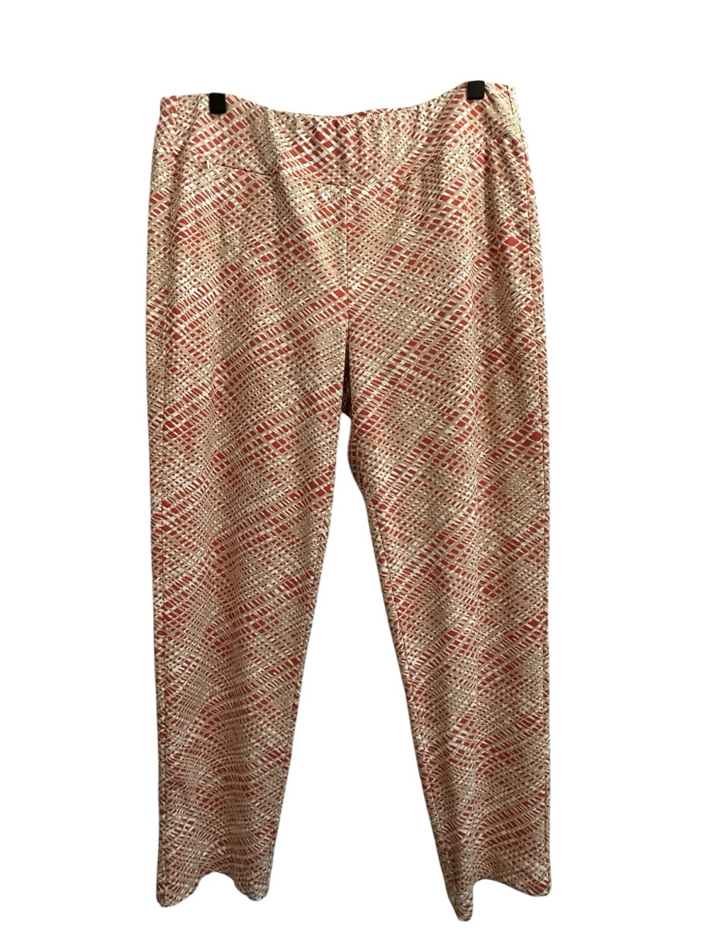 J. McLaughlin Pants Large Orange Tan Catalina Cloth Stretch Lightweight Pocket